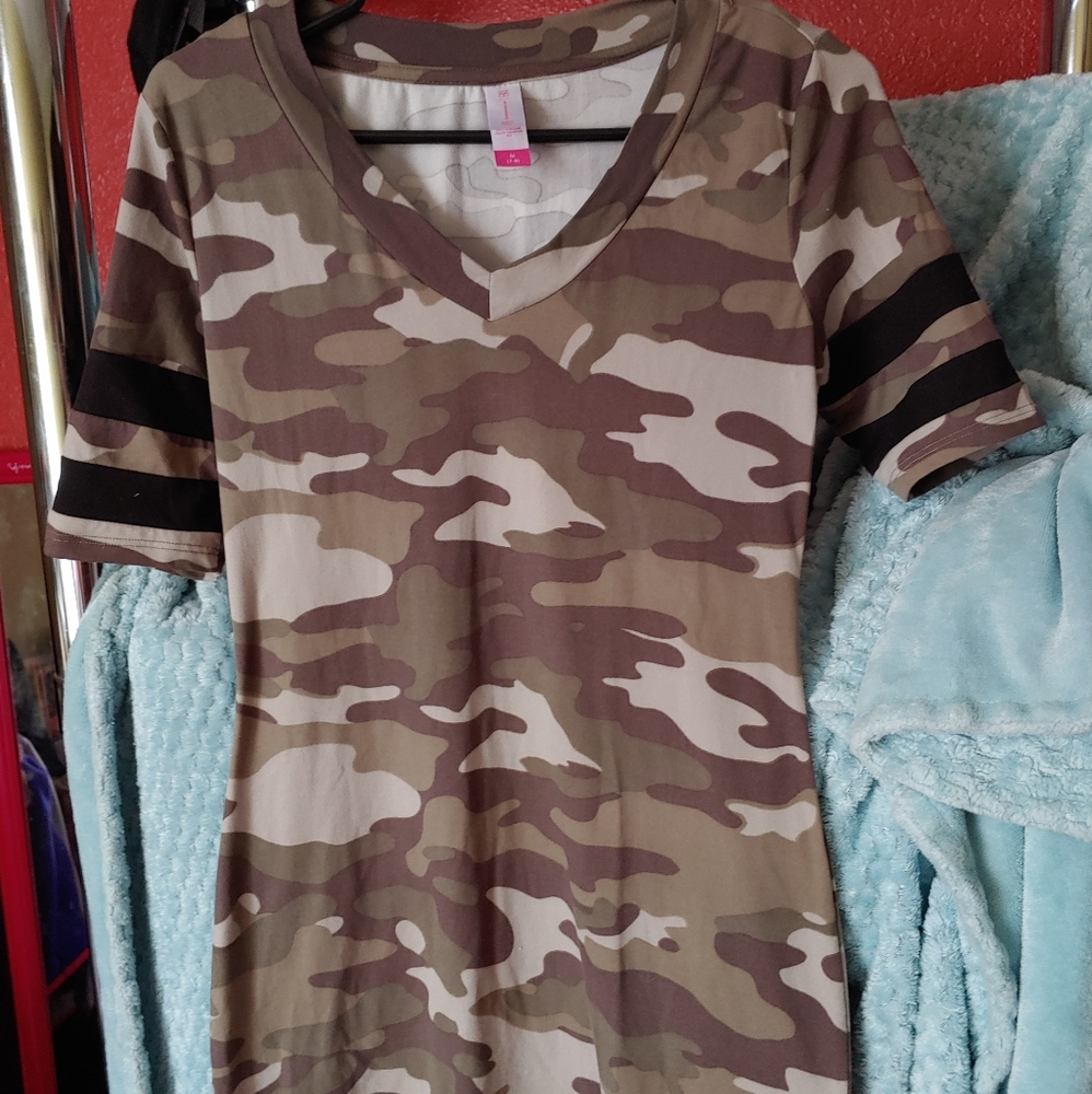 Army print bodycon